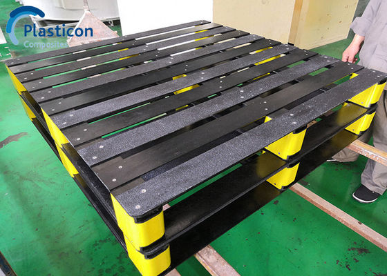 Παλέτες συσκευασίας FRP Grating 19mm πάχος πλατφόρμα Fiberglass Grating