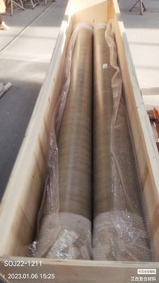 5.8M GRP Pipe DN1000 Μέγεθος Gel Coating Epoxy Fiberglass Tube