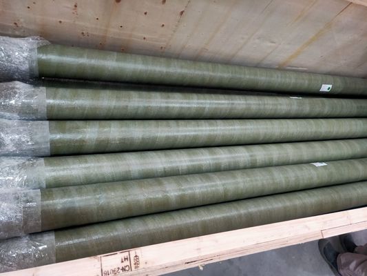 50,8 μέτρα ίνες γυαλιού σωλήνα 2,5 mm πάχος ίνες γυαλιού ενισχυμένο σωλήνα